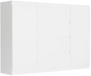 Просторен скрин R-140-S4 - различни цветови варианти Бял