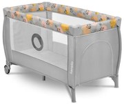 Lionelo - Портативно креватче STEFI PLUS, розово/жълто