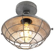 Индустриален плафон антично сребро 25,5 см - Course