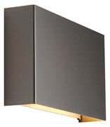 Модерна стенна лампа Gunmetal 2 светлини - Otan