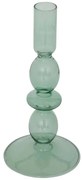 Свещник atmosphera Bubble, Стъкло, 20 cm - Зелен