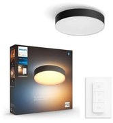 Philips - LED Димируем плафон Hue ENRAVE M LED/19,2W/230V черен + д.у.