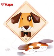 Hape - Направи си сам картина и маска Кученце