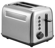 Тостер за хляб Buydeem DT620E-SS/EU, 900W, До 204C°, 7 програми, Широки отвори, Високо изскачане, Инокс