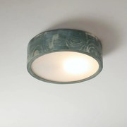 Brilagi - Плафон PINO 1xE27/15W/230V бор/зелен Ø 27,5 см