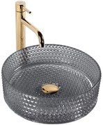 Умивалник за плот Rea Cristal 35 Black