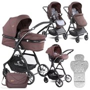 Бебешка комбинирана количка STARLIGHT SET LORELLI - Beige