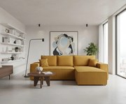 Ъглов диван Malaga mini I-Moustardi-Right