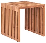 Странична маса от тиково дърво 40x40 cm Pego - House Nordic