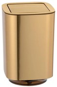 WENKO 24163100 - Кош за отпадъци AURON 17x25,5 cm златен