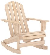 315882 vidaXL Градински люлеещ се стол "Адирондак", чам масив