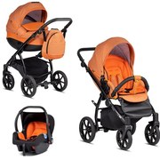 Бебешка количка 3в1 Zaza BUBA - Orange