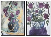 Картина DKD Home Decor Ваза (83 x 4,5 x 123 cm) (2 броя)