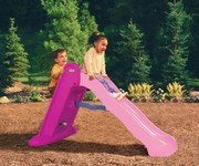 Голяма сгъваема пързалка Little Tikes, розова