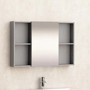 Огледален PVC шкаф ICMC 9014-60MG, 60x14x90см