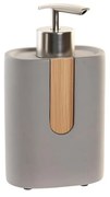 Дозатор за Сапун DKD Home Decor, Цимент, Бамбук
