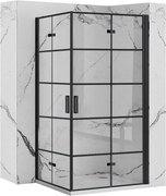 Душ кабина Rea Molier Black Double 80x80