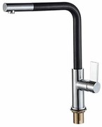 Смесител за кухня ICF 718650 BLACK, месингов, черен, 32.4x24.9см