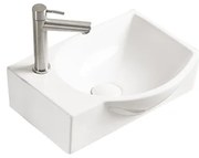 Mexen Mista умивалник върху плот десен 40 x 28 см, бял - 22174000R