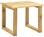 315394 vidaXL Маса за шезлонг, 30x30x26 см, импрегниран бор