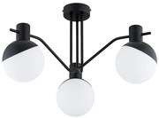 Полилей за повърхностен монтаж ENIGMA 3xE14/10W/230V черен