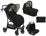 Бебешка количка 3в1 Selina KIKKABOO - Black