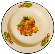 Блюдо 2lt с декор "Сентябрь" (1c6c/БД)Р