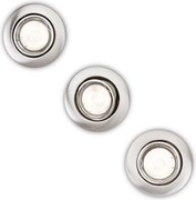 Philips 59243/17/E7 - К-кт 3x Лампа за вграждане 1xGU10/50W/230V