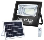 Aigostar - LED соларен прожектор 40W, 3,2V, IP67, димер, с дистанционно