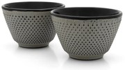 Сиви чугунени чаши в комплект от 2 бр. 100 ml Jang – Bredemeijer