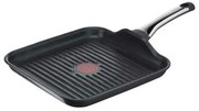 Оребрен Тиган Tefal EXCELLENCE 26CM Черен Алуминий (Ø26 cm)