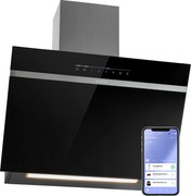Klarstein Ava 60 Smart, абсорбастор, 60 см, стенен, WiFi, A++, 515 м³/ч, сензорен дисплей