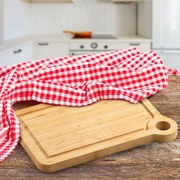 Бамбукова дъска за сервиране и рязане