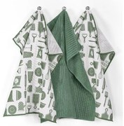 Кърпи в комплект от 3 кърпи от микрофибър 48x40 cm Essential - Tiseco Home Studio