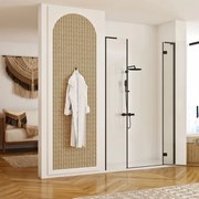 Душ кабинни врати Rea Hugo 110 Black