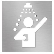 Ikona Душ 12x12 cm, неръждаема стомана/сребрист