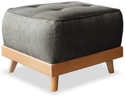 Тъмно сива табуретка за крака Dazzling Daisy - Miuform