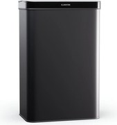 Klarstein Touchless, сензорен кош за отпадъци, 60 л, неръждаема стомана, плавно затваряне, захранване с батерии, LED дисплей, таймер