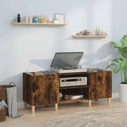 831930 vidaXL Шкаф за винилови плочи опушен дъб 121x38x48 см инженерно дърво