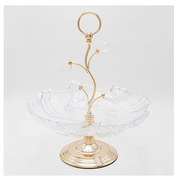 Декоративен поднос 33x38,5 см златист