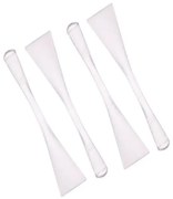 Поликарбонатна лъжица за сладолед за еднократна употреба 13см прозрачна PS (MS.132) - Rubikap