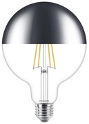 LED Димируема крушка с огледална сферична капачка Philips G125 E27/7,2W/230V 2700K