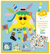 Djeco - Създай със стикери Морски обитатели ST1