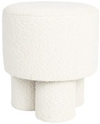 Бяла табуретка от букле Marcos – White Label