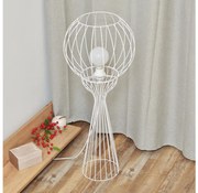 Подова лампа MERCURE 1xE27/15W/230V бяла