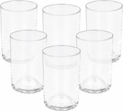 Комплект стъклени чаши 6 бр. 100 мл