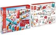 Комплект дървена игра, Hape, Домино, Фабрика, 122 части