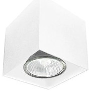 Brosline 1075 - Точково осветително тяло CAGE 1xGU10/10W/230V бяло