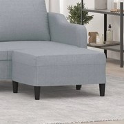 349303 vidaXL Табуретка, светлосива, 70x55x41 см, Плат