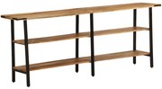 373614 vidaXL Конзолна маса, 180x35x70 см, мангово дърво масив